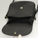 LOUIS VUITTON Epi Saint Cloud GM Shoulder Bag Black Noir M52192 LV Auth 129134-18
