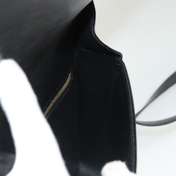 LOUIS VUITTON Epi Saint Cloud GM Shoulder Bag Black Noir M52192 LV Auth 129134