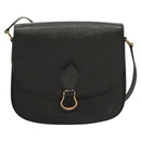 LOUIS VUITTON Epi Saint Cloud GM Shoulder Bag Black Noir M52192 LV Auth 129134-2