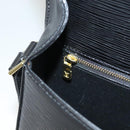LOUIS VUITTON Epi Saint Cloud GM Shoulder Bag Black Noir M52192 LV Auth 129134-11
