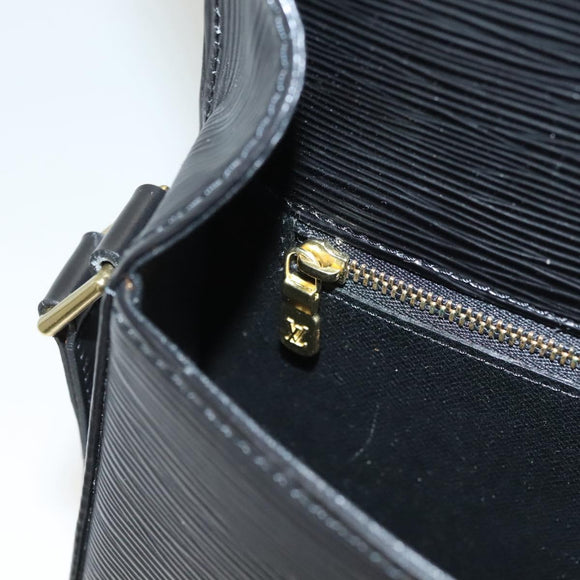 LOUIS VUITTON Epi Saint Cloud GM Shoulder Bag Black Noir M52192 LV Auth 129134