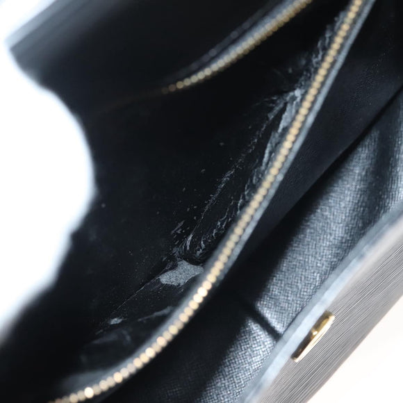 LOUIS VUITTON Epi Saint Cloud GM Shoulder Bag Black Noir M52192 LV Auth 129134