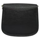 LOUIS VUITTON Epi Saint Cloud GM Shoulder Bag Black Noir M52192 LV Auth 129134-3