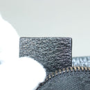 GUCCI GG Canvas Waist bag Black Silver 28566 Auth 129153-12