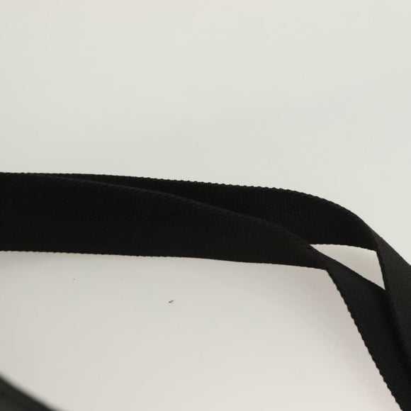 GUCCI GG Canvas Waist bag Black Silver 28566 Auth 129153