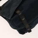 BOTTEGA VENETA Shoulder Bag Cotton Navy 113038 Auth 129164-15