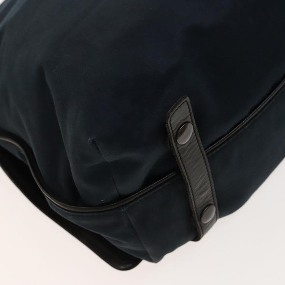 BOTTEGA VENETA Shoulder Bag Cotton Navy 113038 Auth 129164