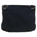 BOTTEGA VENETA Shoulder Bag Cotton Navy 113038 Auth 129164-13