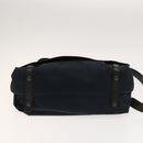 BOTTEGA VENETA Shoulder Bag Cotton Navy 113038 Auth 129164-5