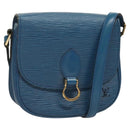 LOUIS VUITTON Epi Saint Cloud PM Shoulder Bag Blue M52195 LV Auth 129175-1