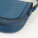 LOUIS VUITTON Epi Saint Cloud PM Shoulder Bag Blue M52195 LV Auth 129175-9