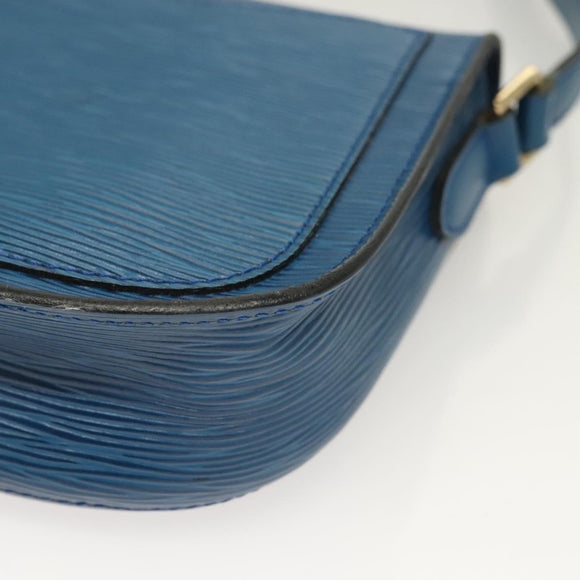LOUIS VUITTON Epi Saint Cloud PM Shoulder Bag Blue M52195 LV Auth 129175
