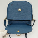LOUIS VUITTON Epi Saint Cloud PM Shoulder Bag Blue M52195 LV Auth 129175-18