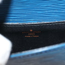 LOUIS VUITTON Epi Saint Cloud PM Shoulder Bag Blue M52195 LV Auth 129175-19