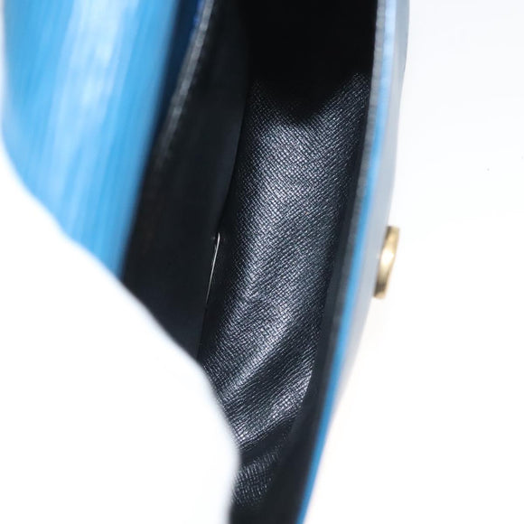 LOUIS VUITTON Epi Saint Cloud PM Shoulder Bag Blue M52195 LV Auth 129175