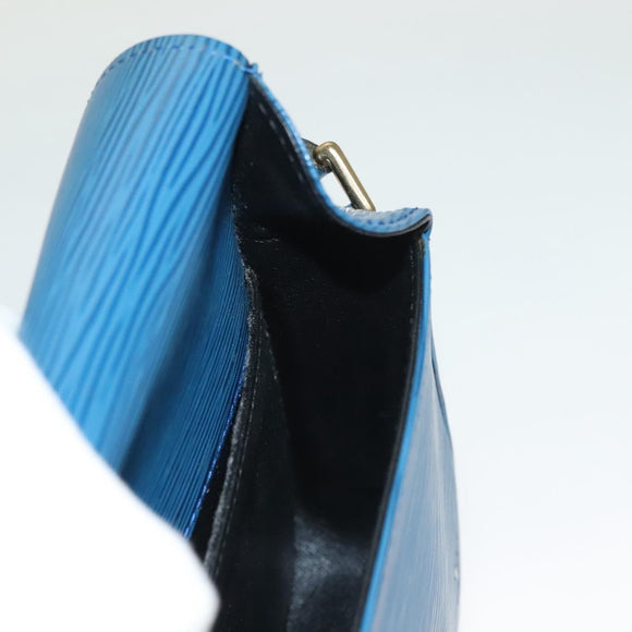 LOUIS VUITTON Epi Saint Cloud PM Shoulder Bag Blue M52195 LV Auth 129175