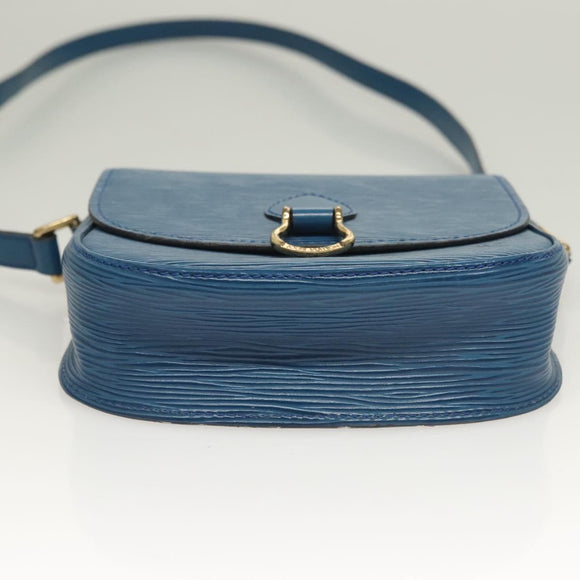 LOUIS VUITTON Epi Saint Cloud PM Shoulder Bag Blue M52195 LV Auth 129175