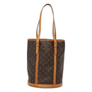 LOUIS VUITTON Monogram Bucket GM Shoulder Bag M42236 LV Auth 129185-13