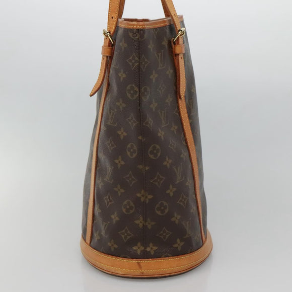 LOUIS VUITTON Monogram Bucket GM Shoulder Bag M42236 LV Auth 129185