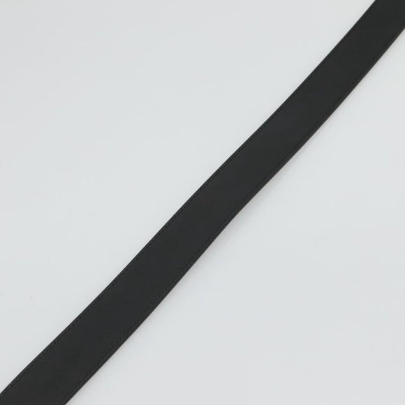 GUCCI GG Marmont Belt Leather 33.5"" Black Gold 414516 Auth 129193