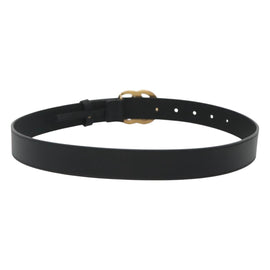 GUCCI GG Marmont Belt Leather 33.5"" Black Gold 414516 Auth 129193 - 0