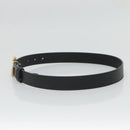 GUCCI GG Marmont Belt Leather 33.5"" Black Gold 414516 Auth 129193-4