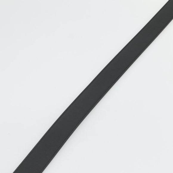 GUCCI GG Marmont Belt Leather 33.5"" Black Gold 414516 Auth 129193