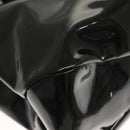 Salvatore Ferragamo Vala Hand Bag Patent leather Black Auth 129211-9