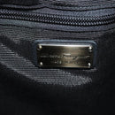 Salvatore Ferragamo Vala Hand Bag Patent leather Black Auth 129211-17