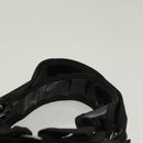 Salvatore Ferragamo Vala Hand Bag Patent leather Black Auth 129211-8