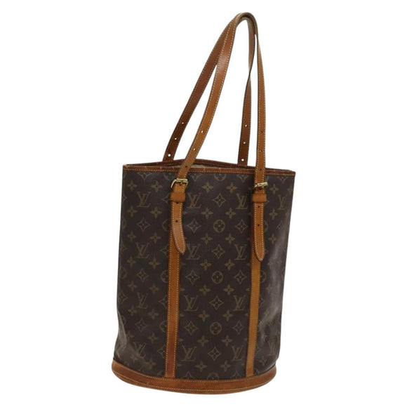 LOUIS VUITTON Monogram Bucket GM Shoulder Bag M42236 LV Auth 129218