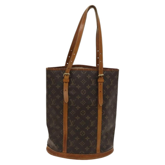 LOUIS VUITTON Monogram Bucket GM Shoulder Bag M42236 LV Auth 129218