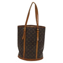 LOUIS VUITTON Monogram Bucket GM Shoulder Bag M42236 LV Auth 129218-2