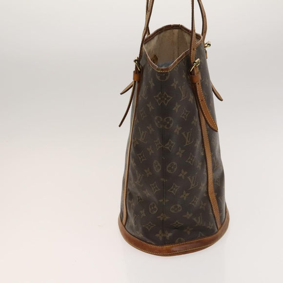 LOUIS VUITTON Monogram Bucket GM Shoulder Bag M42236 LV Auth 129218