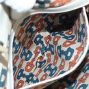 GUCCI GG Canvas Guccissima Tote Bag Leather White Gold 145984 Auth 129226-20