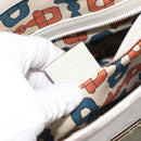 GUCCI GG Canvas Guccissima Tote Bag Leather White Gold 145984 Auth 129226-12