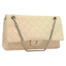 CHANEL Matelasse 2.55 Double Flap Chain Gradient Bag Lamb Skin CC Auth 129232-1