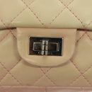 CHANEL Matelasse 2.55 Double Flap Chain Gradient Bag Lamb Skin CC Auth 129232-17