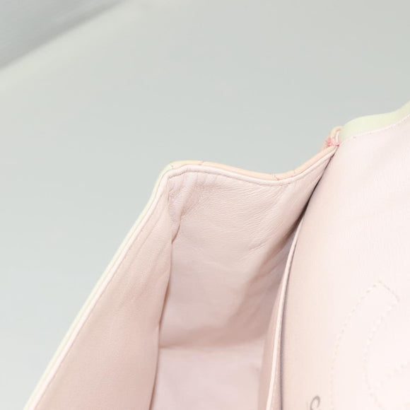 CHANEL Matelasse 2.55 Double Flap Chain Gradient Bag Lamb Skin CC Auth 129232