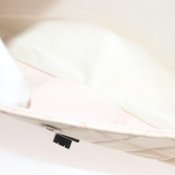 CHANEL Matelasse 2.55 Double Flap Chain Gradient Bag Lamb Skin CC Auth 129232