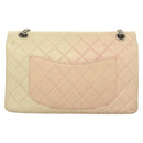 CHANEL Matelasse 2.55 Double Flap Chain Gradient Bag Lamb Skin CC Auth 129232-2