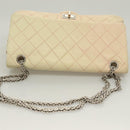 CHANEL Matelasse 2.55 Double Flap Chain Gradient Bag Lamb Skin CC Auth 129232-6