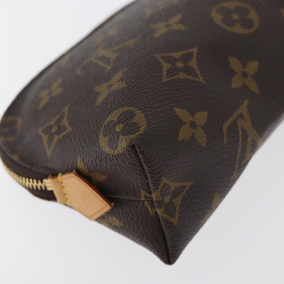 LOUIS VUITTON Monogram Pochette Cosmetic PM Cosmetic Pouch M47515 LV Auth 129240