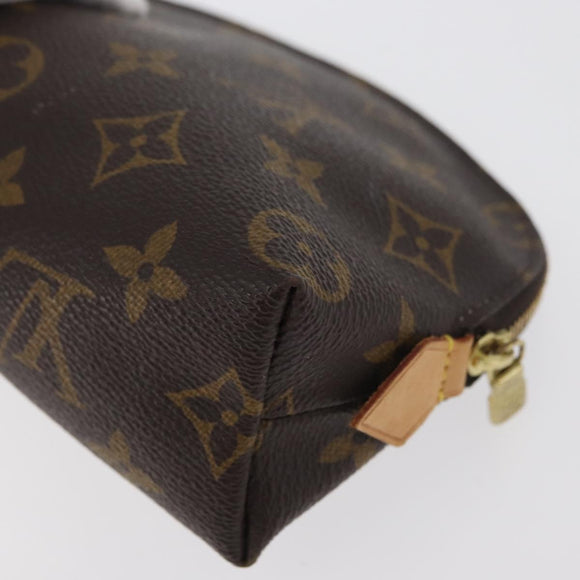 LOUIS VUITTON Monogram Pochette Cosmetic PM Cosmetic Pouch M47515 LV Auth 129240