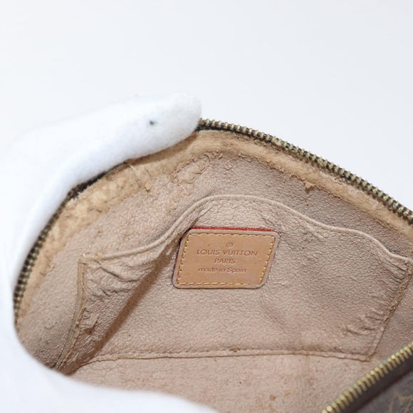 LOUIS VUITTON Monogram Pochette Cosmetic PM Cosmetic Pouch M47515 LV Auth 129240