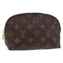LOUIS VUITTON Monogram Pochette Cosmetic PM Cosmetic Pouch M47515 LV Auth 129240-1