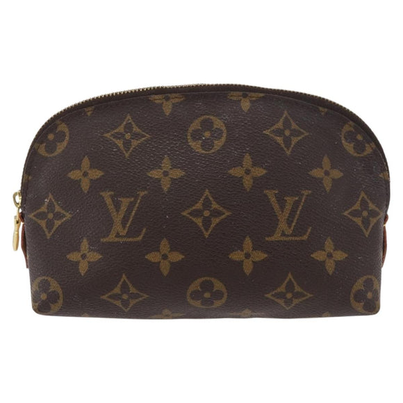 LOUIS VUITTON Monogram Pochette Cosmetic PM Cosmetic Pouch M47515 LV Auth 129240