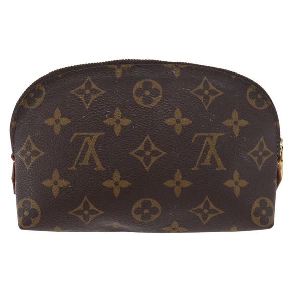 LOUIS VUITTON Monogram Pochette Cosmetic PM Cosmetic Pouch M47515 LV Auth 129240