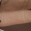 CELINE Macadam Canvas Shoulder Bag PVC Leather Brown Gold Auth 129247-11