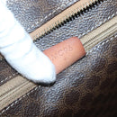 CELINE Macadam Canvas Shoulder Bag PVC Leather Brown Gold Auth 129247-12